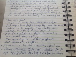 Cooking Event Journal